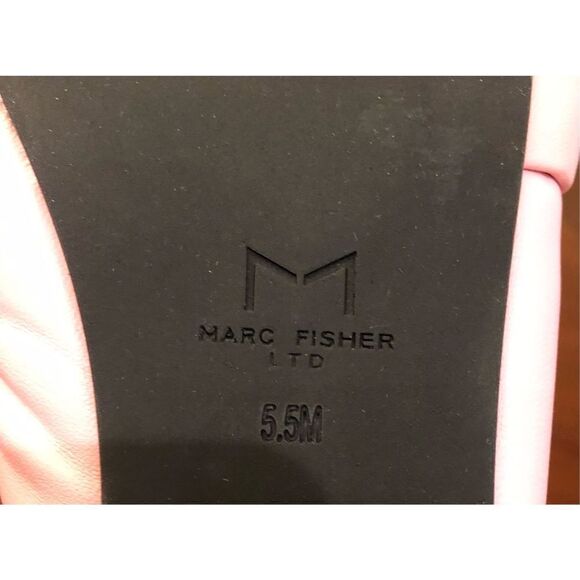 MARC FISHER - 🎉HP🎉 L Sz 5.5 “Ogalia” Pink Puffy Leather Slides. NEW IN BOX - Picture 10 of 16